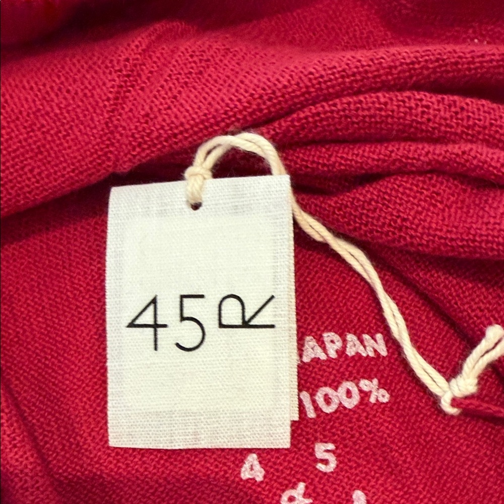 45R Women's Red Turtleneck Sweater - Picture 2 of 4